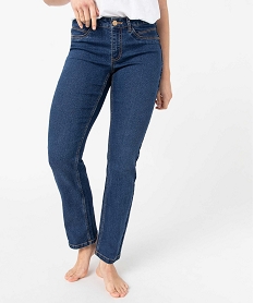 GEMO Jean coupe Regular taille normale femme - L26 bleu standard