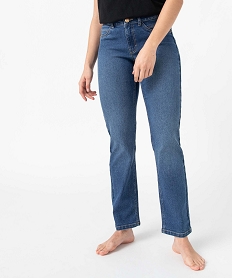 GEMO Jean femme coupe Regular stretch - L26 Bleu