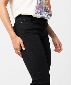 jean petite longueur coupe bootcut femme – l26 noir vif pantalonsD909301_2