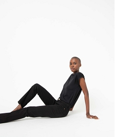 GEMO Jean femme coupe Regular L30 noir vif