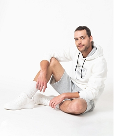 sweat a capuche en molleton homme - roadsign blanc sweatsD917001_1