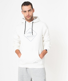 sweat a capuche interieur molletonne homme - roadsign blanc standard sweatsD917001_2
