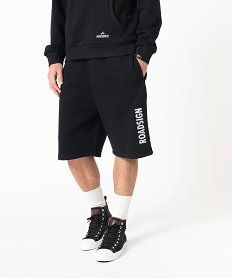 GEMO Bermuda en molleton doux homme - Roadsign noir standard