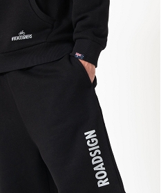 bermuda en molleton doux homme - roadsign noir standard short en molletonD917101_2