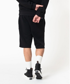 bermuda en molleton doux homme - roadsign noir standard short en molletonD917101_3