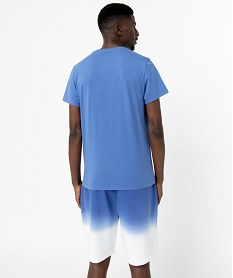 tee-shirt a manches courtes imprime homme - roadsign bleu tee-shirtsD917501_3