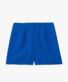 short ample taille haute femme bleu shortsD917701_4