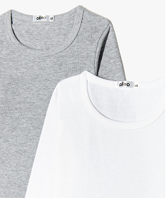 tee-shirts a manches longues en coton biologique garcon (lot de 2) multicoloreD920701_2