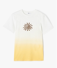 GEMO Tee-shirt à manches courtes coloris tie and dye garçon Multicolore