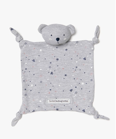 Doudou plat renne en velours doux bébé fille