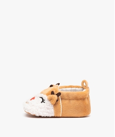 chaussons de naissance bebe garcon en forme danimal beige chaussures de naissanceD937501_3