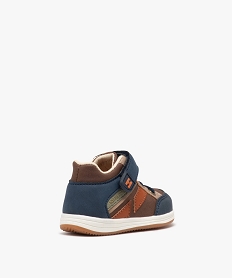 baskets bebe garcon multicolores a scratch et lacets elastiques - hobiz multicolore chaussures de parcD937701_4