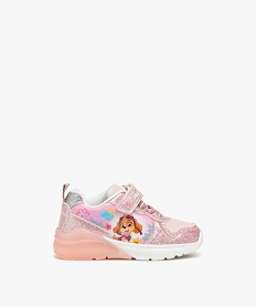 GEMO Baskets bébé fille à paillettes - Pat Patrouille rose standard