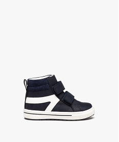 baskets bebe garcon mid-cut a scratch bleu baskets et tennisD939801_1