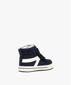 baskets bebe garcon mid-cut a scratch bleu baskets et tennisD939801_4