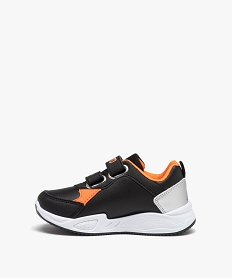 baskets garcon imprimees a semelle lumineuse et double scratch - naruto noir basketsD942901_3