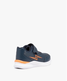 baskets garcon unies a scratch avec detail eclair bleu basketsD943201_4