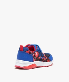 baskets en toile avec semelle clignotante garcon - spiderman bleu basketsD944001_4