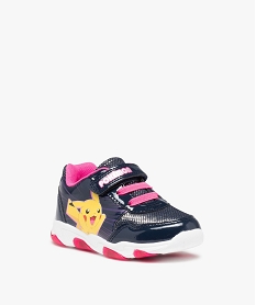 baskets fille pikachu effet metallise a scratch - pokemon bleu basketsD944201_2