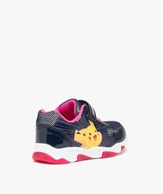 baskets fille pikachu effet metallise a scratch - pokemon bleu basketsD944201_4
