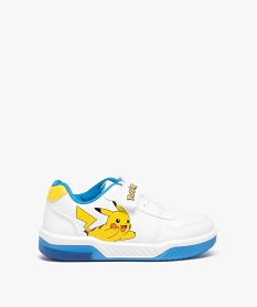 GEMO Baskets garçon Pikachu à semelle lumineuse - Pokemon Blanc