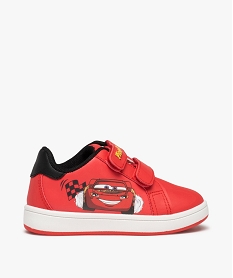 baskets garcon a scratchs imprimees flash mcqueen - cars rougeD944701_1