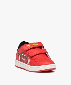 baskets garcon a scratchs imprimees flash mcqueen - cars rougeD944701_2