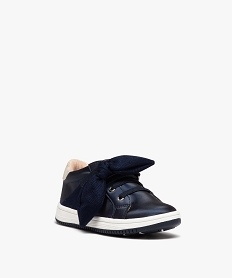 baskets fille irisees avec detail noeud bleu basketsD945501_2
