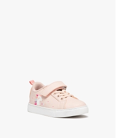 baskets filles a scratch avec detail licorne du 24 au 30 rose basketsD945801_2