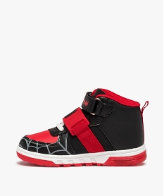 baskets garcon mid-cut a semelle lumineuse – spiderman noir standard basketsD946101_3