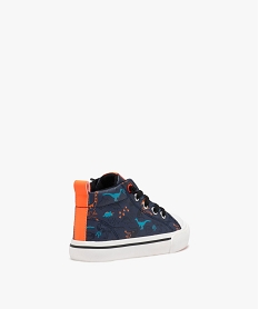 baskets garcon mid-cut deperlantes et a semelle epaisse bleu basketsD946601_4