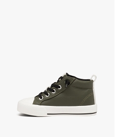 baskets garcon mid-cut deperlantes et a semelle epaisse vert basketsD946701_3
