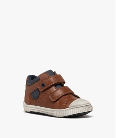 baskets garcon mid-cut bicolores a double scratch - gepy orange basketsD947701_2