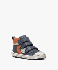 baskets garcon mid-cut a triple scratch - gepy bleu basketsD947801_2
