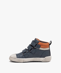 baskets garcon mid-cut a triple scratch - gepy bleu basketsD947801_3