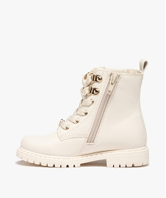 boots fille unies chelsea a semelle crantee - lulucastagnette du 25 au 30 beige standard bottes et bootsD948501_3