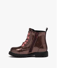 boots fille vernies a paillettes du 25 au 30 rougeD948901_3