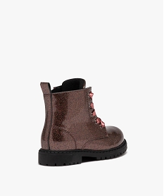 boots fille vernies a paillettes du 25 au 30 rougeD948901_4