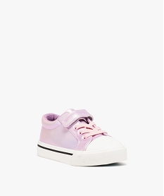 tennis irisees a scratch avec bout renforce fille multicolore tennis en toileD953901_2