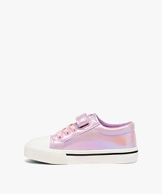 tennis irisees a scratch avec bout renforce fille multicolore tennis en toileD953901_3