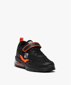 baskets garcon details fluo a semelle bulle dair - freegun noir basketsD954201_2