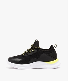 baskets running legeres en mesh garcon noir basketsD955101_3