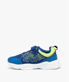 basket jogger fermeture scratch garcon - rushour bleu basketsD955601_3