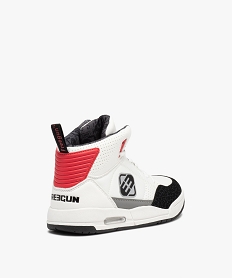 baskets garcon mid-cut a lacets avec semelle a bulle dair - freegun blanc basketsD956501_4