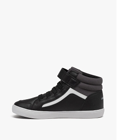 baskets mid-cut respirantes a lacets et scratch garcon - geox noir standard basketsD956601_3