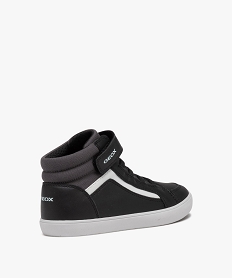 baskets mid-cut respirantes a lacets et scratch garcon - geox noir standard basketsD956601_4