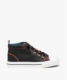 GEMO Baskets garçon mid-cut déperlantes noir standard