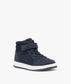 basket mid-cut fermeture scratch garcon bleu basketsD957501_2