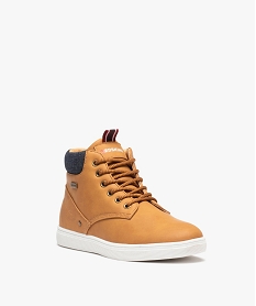 boots garcon unies a lacets avec detail en denim - redskins orangeD957901_2