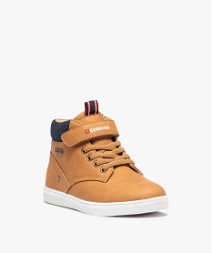 boots garcon unies a scratch avec detail en denim - redskins orange boots et bottillonsD958001_2